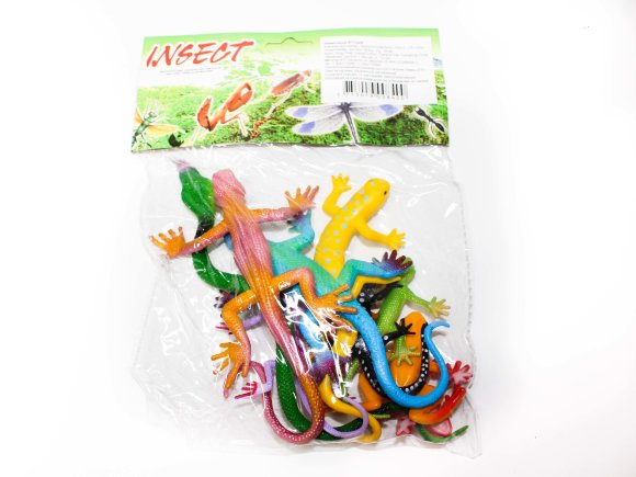 ящерицы резиновые (120)